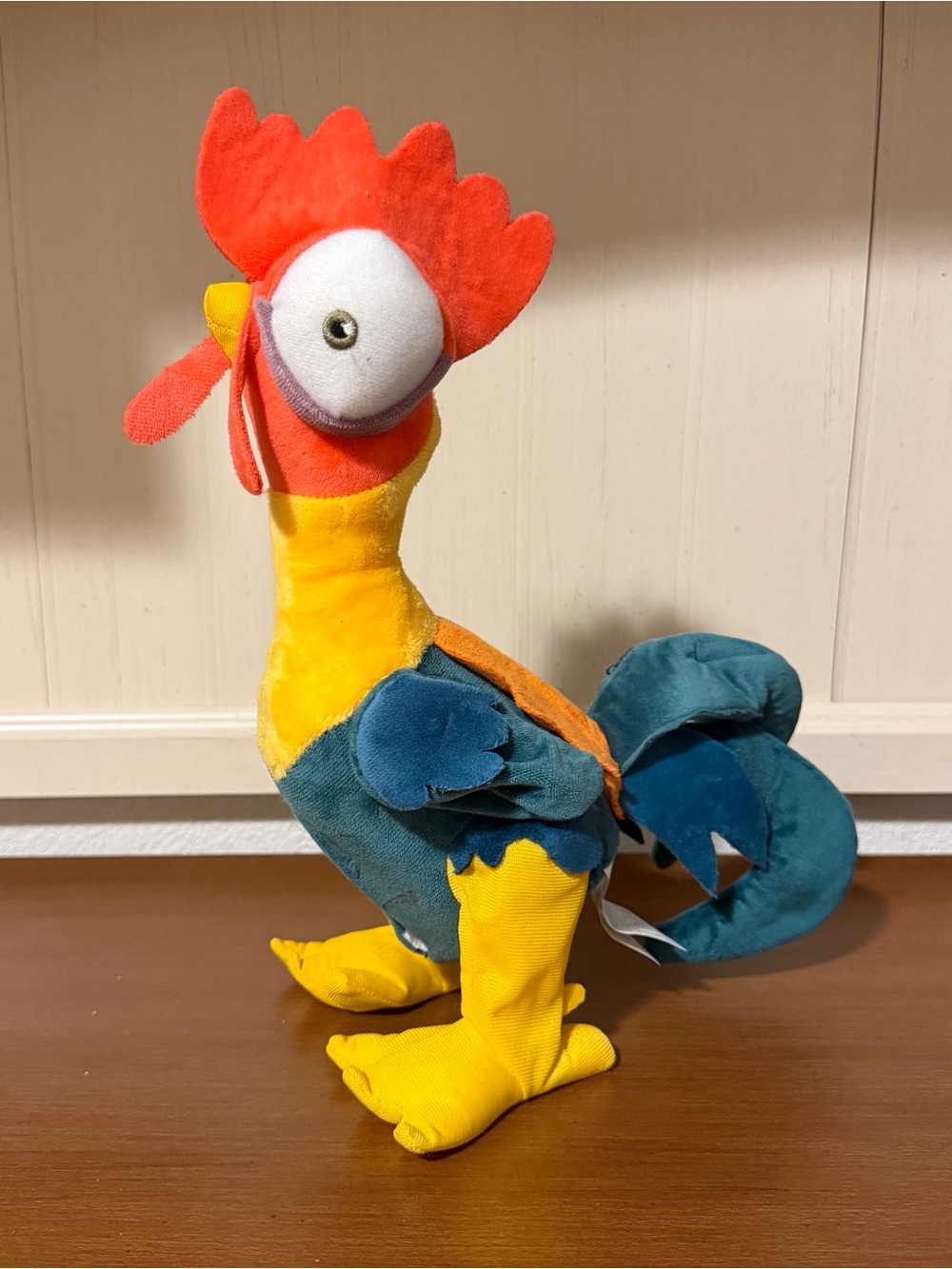 EUC Disney Princess Moana Clucking Hei Hei Rooster Animatronic Plush 13” WORKING